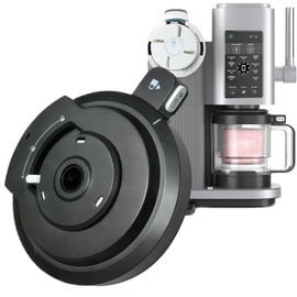 Outer Bowl Lid for Ninja CREAMi NC701 NC700, Reusable Replacement Lid for Ninja Swirl by CREAMi Ice Cream Maker, Ice Cream Maker Accessories Compatible with NC701