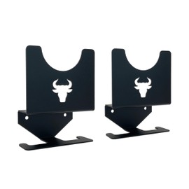 Heavy-Duty Angle Grinder Stand & Bench Grinder Wall Mount (2PCS) - Multi-Tool Holder for Polisher, Air Tools - Metal Garage Workshop Organizer with Quick-Install Brackets