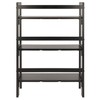 Winsome Wood Terry Shelving, Black