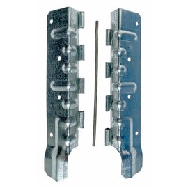 24 FMG Hinges for 6 Mounting Frames Galvanised for Raised Bed or Pallets Attachment Frame (Pack of 24)