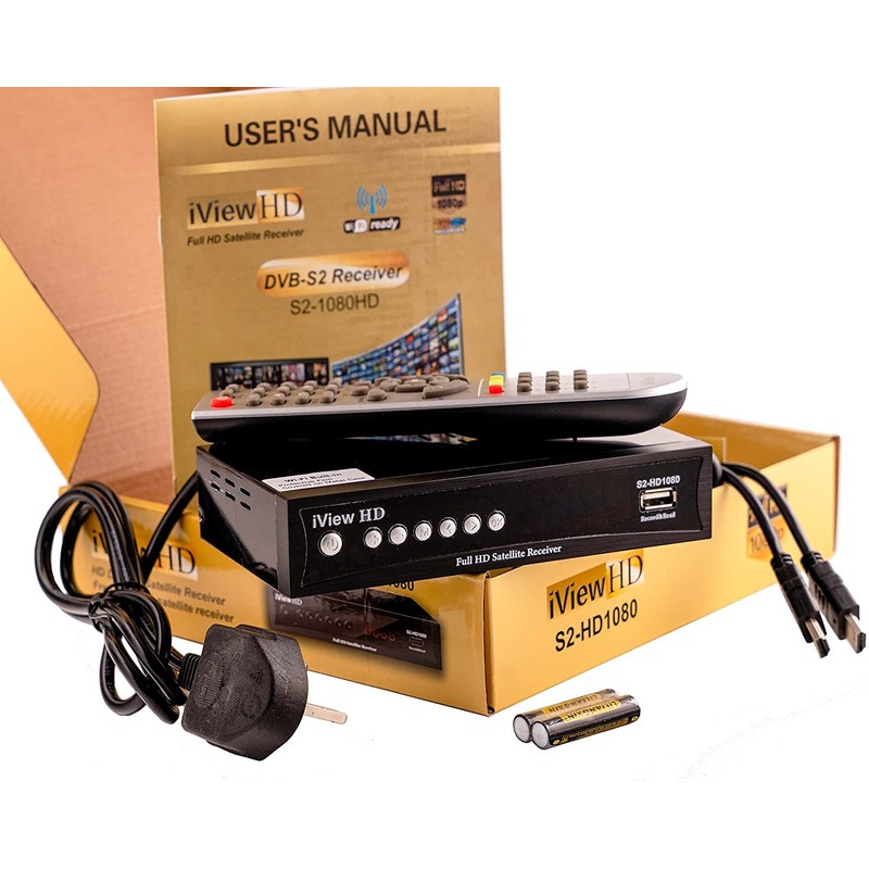 UK FULL HD Satellite TV Receiver, Built in Wi-Fi, USB