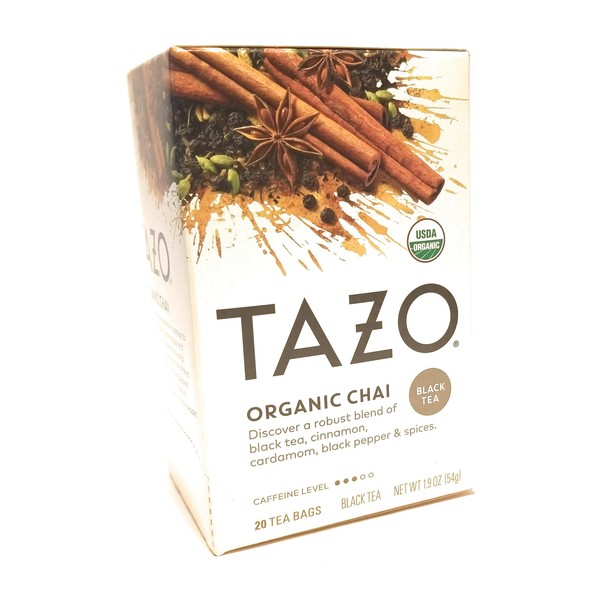 Tazo Organic Chai Black Tea -- 20 Tea Bags