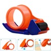 2 Pcs Packing Tape Dispenser, Refillable Sticky Tape Cutting Holder