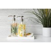 Now Designs Bees & Blooms Glass Soap Dispenser with Stainless