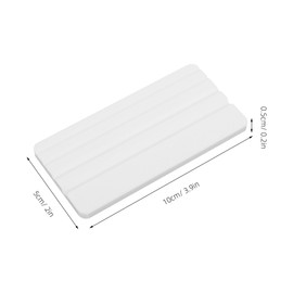 SHINEOFI Gem Display Tray Diamond Grading Board Diamond Color Comparison Slot Jewelry Grading Plate for Collectibles Bead Storage White, S