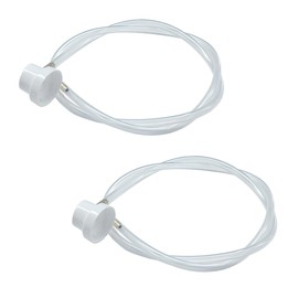 Aerosol Nozzles with 23 Inch Extension Hose, 4.5mm Auto Car Nozzle Film Fluid Paint Spray Can Nozzle with 360 Degree Extension Wand, H3C9 Car Body Repair Tool for Male Stem Spray Cans (2PCS)