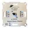 greenandco® gc-200MCM Digital Master Dimmer for LED and Halogen 1-200