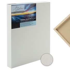 Da Vinci Pro Medium Textured Gesso Panel - 14x18" - 1-5/8 Depth Wood Panels for Painting - Accepts Mediums Like Canvas - for Oils, Acrylics, Mixed Media, Pastels & Drawing Sticks