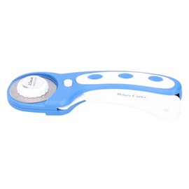 1.8in Blade Rotary Cutter with Safety Lock Paper Fabric Leather Cutting Tool for Tailors DIY Crafts