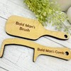 1Pc Bald Comb And 1Pc Bald Brush, Interesting Combs, Creative