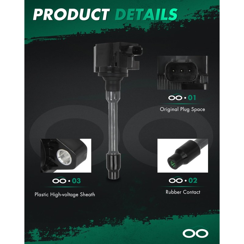 SCITOO Ignition Coil suitable with for Honda Accord Insight CR-V