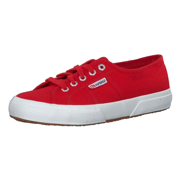 Superga Unisex Sneaker Trainers, Red White, 6.5 US Women