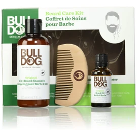 Bulldog Skincare Beard Kit, includes 1 Beard Oil, 1 Beard Shampoo & Conditioner, 1 Beard Comb, 1 Count