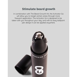 Copenhagen Grooming Activator GO (10 ml) - Beard Growth Agent Men for On the Go in Practical Tube - Accelerate Beard Growth - Beard Growth Serum - Beard Oil for Beard Care and Beard Growth