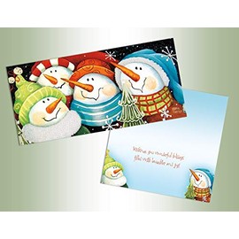 Performing Arts Long Card, Glitter Embellishment Merry Folks Stationery Paper, 66116-14