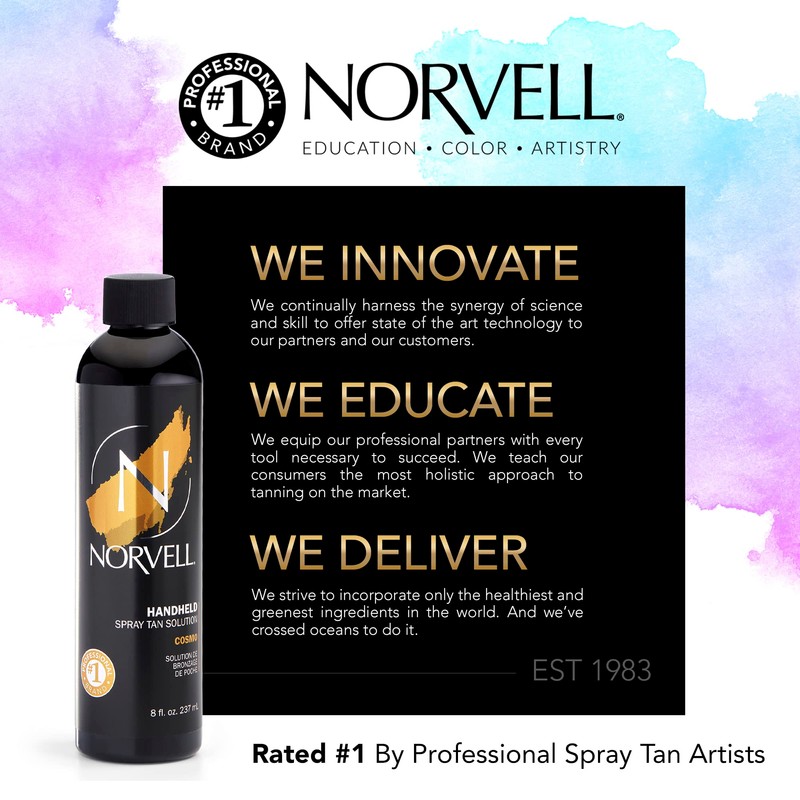 Norvell Spray Tan Solution Cosmo 8 fl oz – Professional