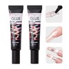 Gosojam Nail Glue 2-Pack – Fast-Drying, Long-Lasting Adhesive for Acrylic,