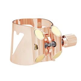 Vandoren LC07PGP Optimum Alto Sax Ligature & Cap; Pink Gold