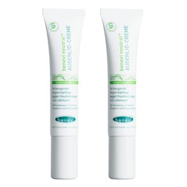 benevi eyelid cream 2 x 15 ml for dry, sensitive eyelids. No greasy film. Also as a daily eyelid care for skin prone to lipoczema, eczema or rosacea prone skin