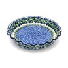 Polish Pottery Baker - Pie Dish - Fluted - Huckleberry