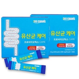 유산균케어 30x2 유산균가루 유산균분말 딸기맛 Probiotic Care 30x2 Probiotic Powder Strawberry Flavor