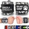 BEAR GRIP - Premium Heavy Duty Weightlifting Wrist Wraps Bodybuilding