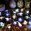 Ocean Themed Marine Life Fairy String Lights, Nautical Décor Beluga