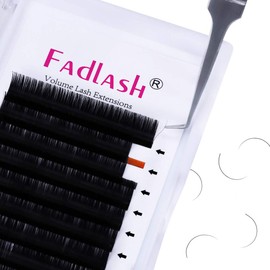 Eyelash Extensions Supplies Classic Lash Extensions Professional Black Individual Eyelash Extension 0.10 0.12 0.15 0.18 0.20 0.25 Thickness Avalible (0.15-C, 13mm)