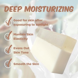 Princess Belle Goat Milk Soap, Oatmeal Soap Bar, Natural Handmade Soap, Oatmeal Bath for Eexfoliating, Gently Soap for Moisturizing and Nourishing