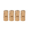 GOTOTOP 4Pcs Barrel Hinges 12mm Brass Concealed Hinges Hidden Home
