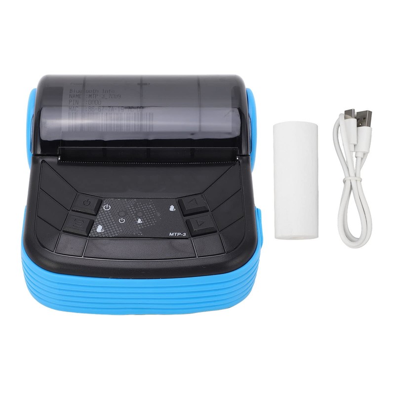 Wireless Thermal Printer, Portable 80mm High Speed Receipt Printer