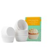 Jumbo Cupcake Liners 300 pcs White Muffin Liners No Smell,Food&Grade,Greaseproof