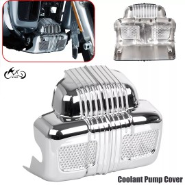 Unbranded Chrome Coolant Pump Cover For Harley 14-16 Twin Cooled Electra Tri Glide FLHTK