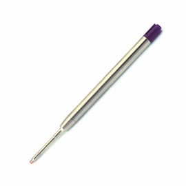 Monteverde Medium Ballpoint Soft Roll Refill for Parker Pens - Purple (Pack of 2)
