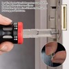 Wjelet 2 Pieces Hex Screwdriver Inserts, 6.35 to 4 mm