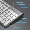 Wireless Keyboard and Mouse, J JOYACCESS Slim and Ergonomic Wireless