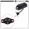 Silscvtt Side Rearview Wing Mirrors F1 Retro Style Racing Universal