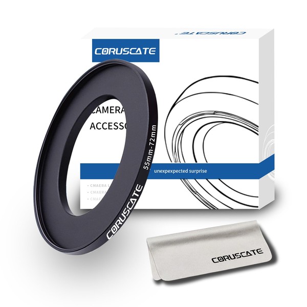 55 mm to 72 mm Lens Adapter Ring, Step Up