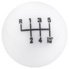 Padaodao 5 Speed Shift Knob White Gear Stick Shifter Knobs