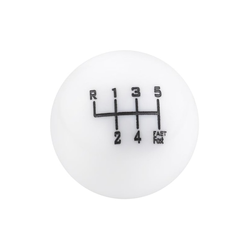 Padaodao 5 Speed Shift Knob White Gear Stick Shifter Knobs