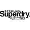 Superdry Damen Analog Quarz Uhr mit Silikon Armband SYL189PP