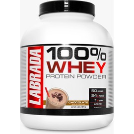 Labrada Nutrition 100% Whey Protein Chocolate 4.13 Pound