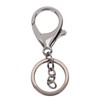 10Pcs Key Chain Plating Non Fading Simple Keychain Bag Buckle