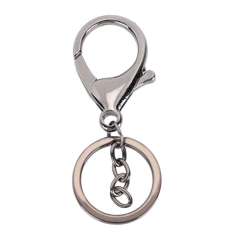 10Pcs Key Chain Plating Non Fading Simple Keychain Bag Buckle
