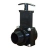 Valterra 7105 ABS, Gate Valve, Black, 1-1/2" MPT x Slip