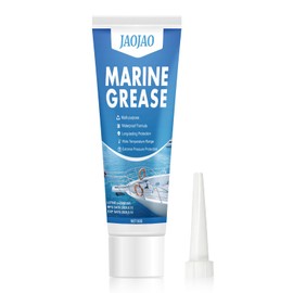 JAOJAO Marine Grease Tube, Marine Grade Grease, Advanced Marine-Grade Protection Durability, Extreme Pressure Protection, for Steering Cables, Throttle and Shift Cables etc, 50g