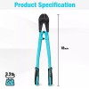 DURATECH 18" Bolt Cutter Heavy Duty for Locks Rods Bolts