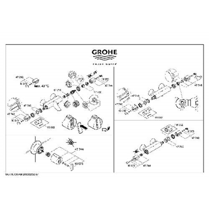 GROHE Grohtherm 2000+ Handle for Shut-Off Valve 47744000
