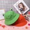 Cute Frog Bucket Hats Fisherman Cap Summer Beach Sun Protection