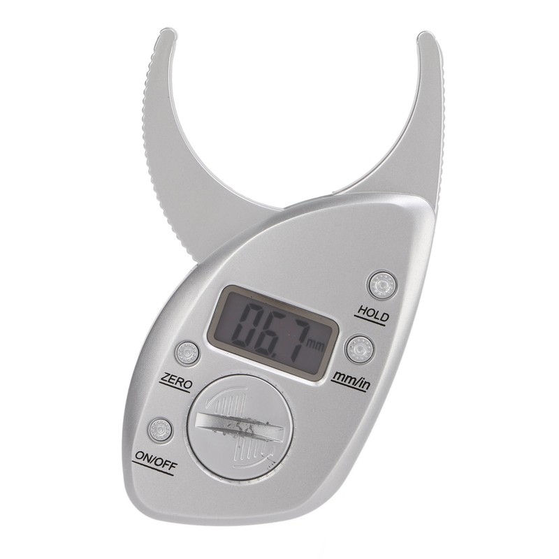 LCD Fat Caliper Digital Body Skin Fat Caliper High Accuracy